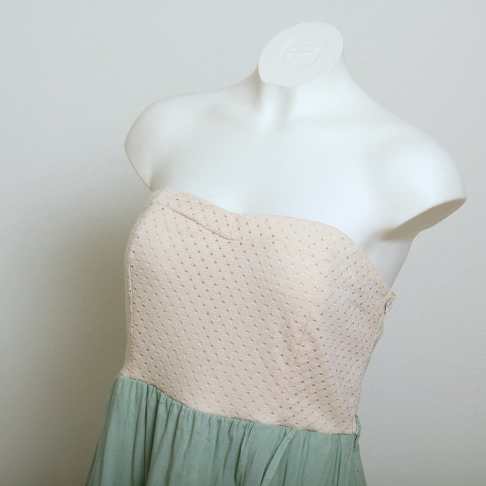 Papaya High Low Strapless Wrap Dress - Picture 4 of 13